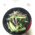 カメ姫☆'s cooksnap of when they made 夏にピッタリ♪ミョウガと胡瓜のモズク酢★.
