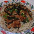 くっくのん's cooksnap of when they made 梅納豆ぶっかけそうめん.