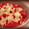 carolyne's cooksnap of when they made 簡単一品♪トマトのチーズ焼き.