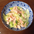 naobistro's cooksnap of when they made レタスとハムのささっと炒め.