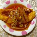 ma___111's cooksnap of when they made ☆カニカマ甘酢ケチャップあんかけオムレツ.