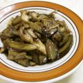 まるすけママ's cooksnap of when they made 茄子と舞茸のかんずり炒め.