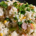 ロミみ's cooksnap of when they made パクチー紅生姜の焼飯^ ^.