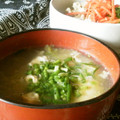 りるみな's cooksnap of when they made レタス と 卵 と しょうが のスープ☆.