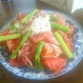 てふてふ５２'s cooksnap of when they made ツナクリームのトマト＆生ハム冷製パスタ☆.