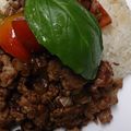 ハニーロースト's cooksnap of when they made バルサミコでイタリアンな鶏そぼろ丼.