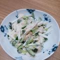 愛恵☆'s cooksnap of when they made さっぱり☆山芋とキュウリのサラダ.