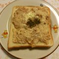 にきけん's cooksnap of when they made ツナマヨソースdeトースト♫.