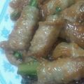 sakiabc's cooksnap of when they made お味噌でアスパラガスの肉巻き.