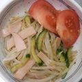acchiあちこ's cooksnap of when they made 胡瓜ともやしの胡麻風味サラダ.