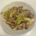 よしみ☆★'s cooksnap of when they made 砂肝＆しめじ＆アスパラのオリーブ炒め.