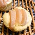 平井婦人's cooksnap of when they made 桃と紅茶カスタードのマフィン☆.