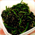 はるかぱーぷる's cooksnap of when they made ほうれん草のゴマ和え.