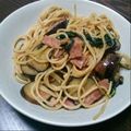 ★ともみん★☆'s cooksnap of when they made モロヘイヤとベーコンのパスタ.