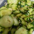 ぴゅああーす's cooksnap of when they made ごま油香るしゃきしゃききゅうり.