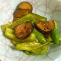 はーちゃんママ♪'s cooksnap of when they made 胡麻油香る☆なすとピーマンの炒め物.