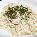 anjizi's cooksnap of when they made そうめん☆たらこスパゲッティ風☆.