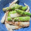 tamamiya55's cooksnap of when they made 超簡単★早★アスパラと竹輪のマヨ醤油和え.