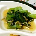 airi777's cooksnap of when they made (^^)小松菜とじゃこの煮びたし(^^).