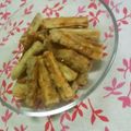 uzu1118's cooksnap of when they made おつまみにどう？ごぼうの唐揚げ♪.