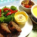 ♥チップとデーコ♥'s cooksnap of when they made 鶏皮巻き巻き♪餃子.