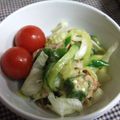 ponkey's cooksnap of when they made オクラとツナのサラダ.