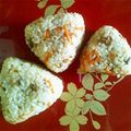 ニコニコまっきー's cooksnap of when they made 健脳食☆人参とさば缶でツナおにぎり.