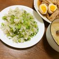 よちりん's cooksnap of when they made 大根の葉でじゃこ炒め♪.