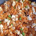 nozunao's cooksnap of when they made 炒り豆腐風◎にんじんしりしり♪.