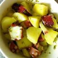 ｋｉｍｕ's cooksnap of when they made メークインとたこのバジルサラダ.