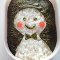 紅葉ｙ's cooksnap of when they made 超簡単ｷｬﾗ弁☆ﾉﾘ弁てるてる坊主♪.