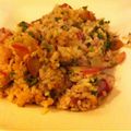むちmuchiko's cooksnap of when they made 簡単、生米から作るラディッシュのピラフ.