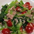 ルピント's cooksnap of when they made 小松菜とツナのサラダ.