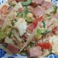 にこかな's cooksnap of when they made 絶品*トマトとスパムのゴーヤチャンプル.