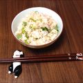 ニア之介's cooksnap of when they made 余った三つ葉が名脇役♪鮭と三つ葉混ぜご飯.