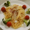 aizawaya's cooksnap of when they made ごま風味☆明太子（たらこ）の冷製パスタ.