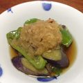 ｍｉｅｍａｍａ's cooksnap of when they made 素揚げ茄子の追い鰹オロシ冷浸し♬.