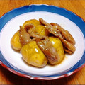 Pupinon's cooksnap of when they made 新じゃがと豚肉の煮込み酢炒め.