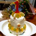 masa_mnbd's cooksnap of when they made 苺のない季節に！1歳の誕生日ケーキ♡.