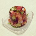 mina✻cafe's cooksnap of when they made 夏☆七夕に梅酒とオクラの冷たいゼリー寄せ.