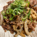バウチャン's cooksnap of when they made ☆シャキシャキ蓮根と豚肉の簡単甘辛炒め☆.