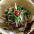 Mih０こ's cooksnap of when they made ニラともやしのとろとろ挽肉あん炒め.