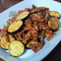 じゅん♪'s cooksnap of when they made ズッキーニと豚肉のケチャップいため.