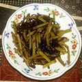 かなゆきさん's cooksnap of when they made 芋つるの塩昆布いため.