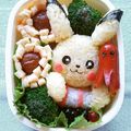 vivian☆'s cooksnap of when they made キャラ弁＊ピカチュウの夏弁！＊.