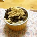 komutatata's cooksnap of when they made お手軽ゴマきなこムース✽あんこトッピング.