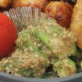 めかにか's cooksnap of when they made ネバ旨い!オクラの味噌ごま和え.