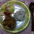 ろん８８８'s cooksnap of when they made ミートソースで夏野菜のバターチキンカレー.