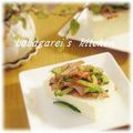 ババガレイ's cooksnap of when they made ♡ベーコンときゅうりの温奴♡.