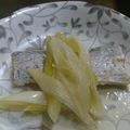 miso☆syoyu's cooksnap of when they made 太刀魚とﾈｷﾞの塩麹蒸し(鱈でもOK).